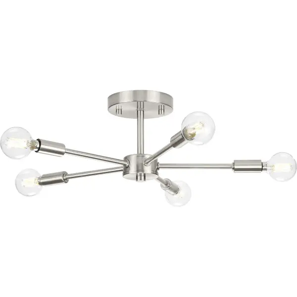 Delayne Five-Light Semi-Flush Mount - Image 5