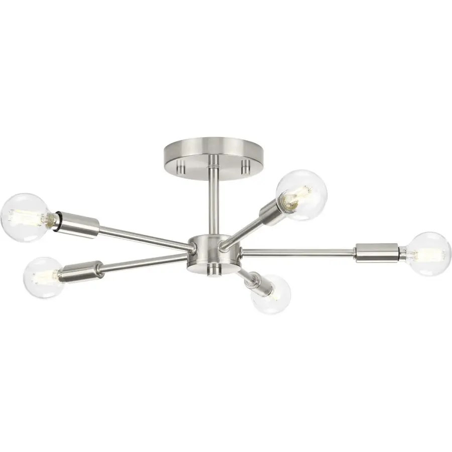 Delayne Five-Light Semi-Flush Mount - Image 5