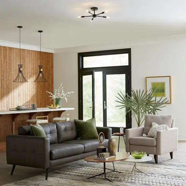 Delayne Five-Light Semi-Flush Mount - Image 6