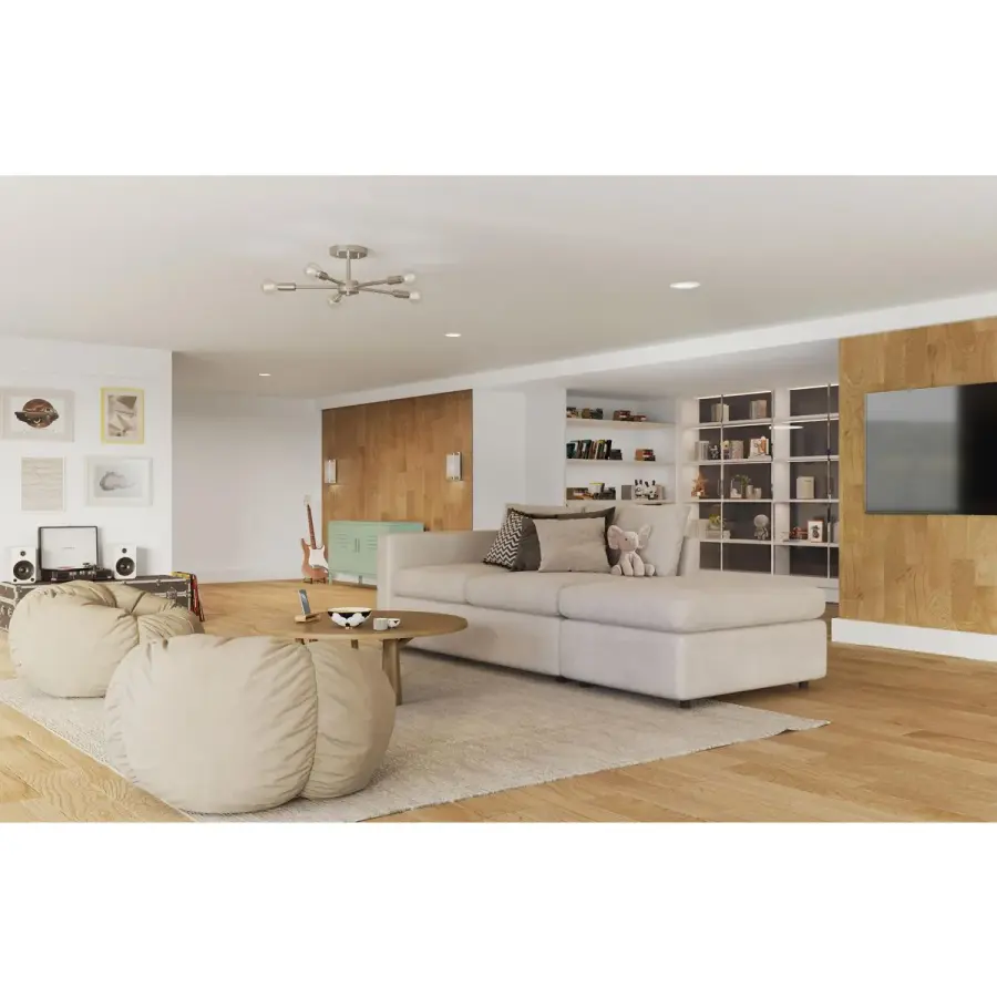 Delayne Five-Light Semi-Flush Mount - Image 8