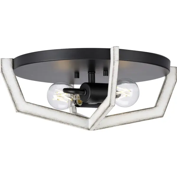 Versatile Modern Farmhouse Flush Mount for Low-Ceiling Spaces - Image 2