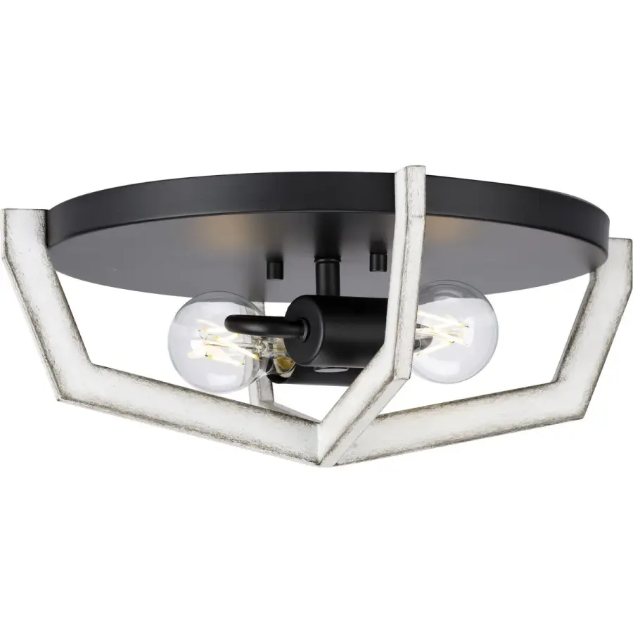 Versatile Modern Farmhouse Flush Mount for Low-Ceiling Spaces - Image 2