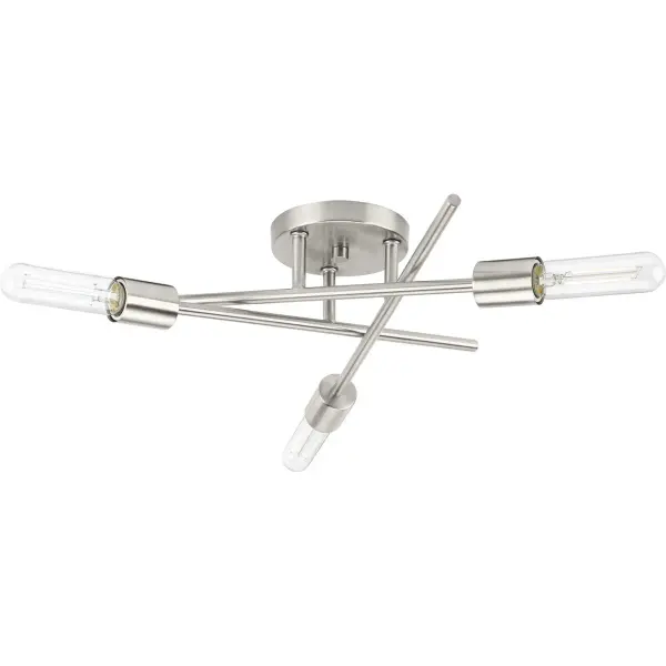 Astra Collection Three-Light 18" Semi-Flush Mount Light - Image 1