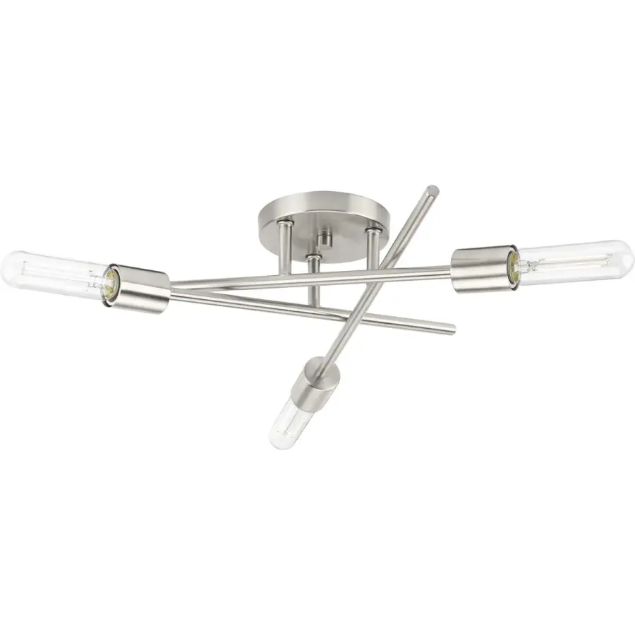 Astra Collection Three-Light 18" Semi-Flush Mount Light - Image 1