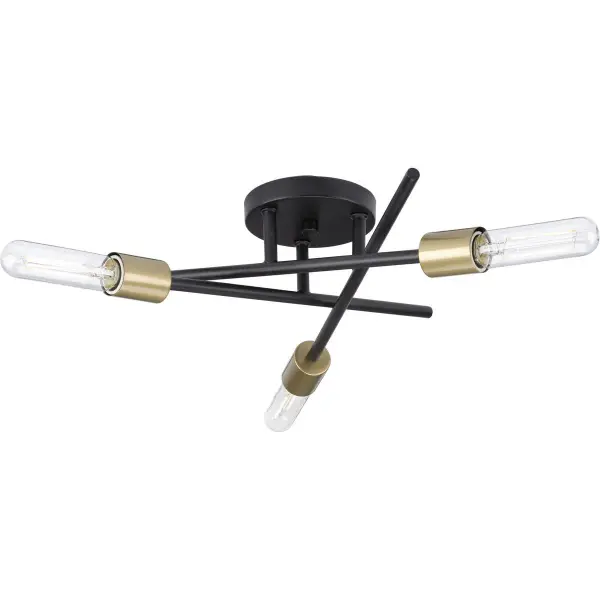 Astra Collection Three-Light 18" Semi-Flush Mount Light - Image 3