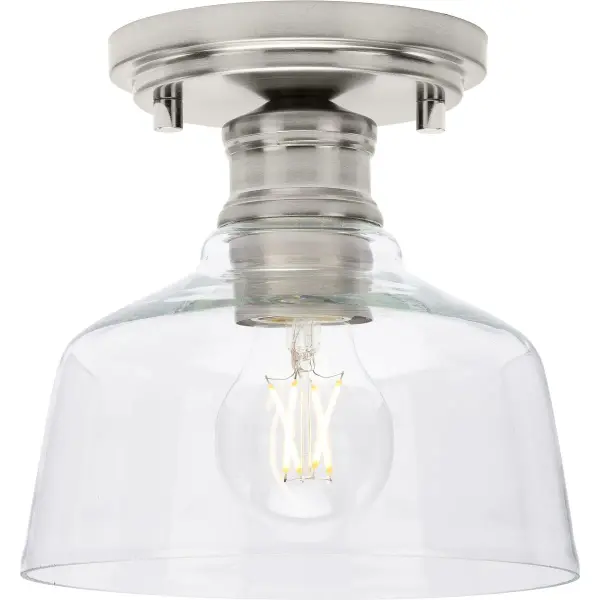 Singleton One-Light Semi-Flush Mount - Image 1