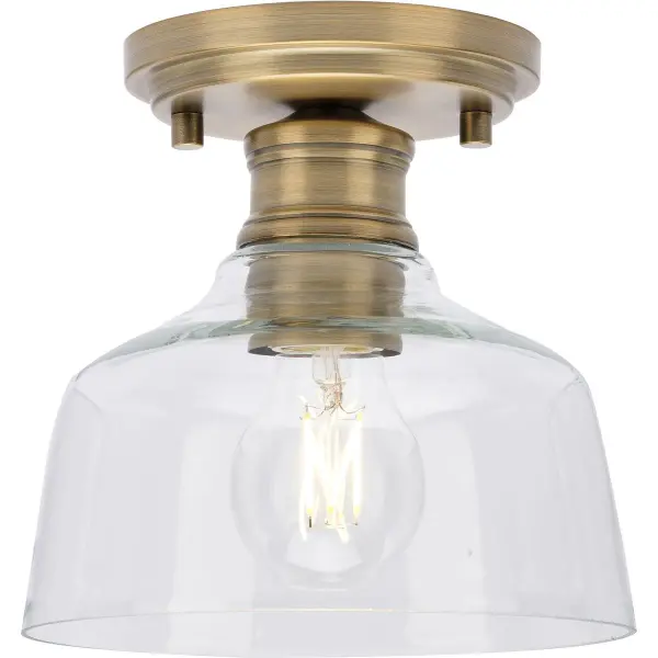 Singleton One-Light Semi-Flush Mount - Image 2