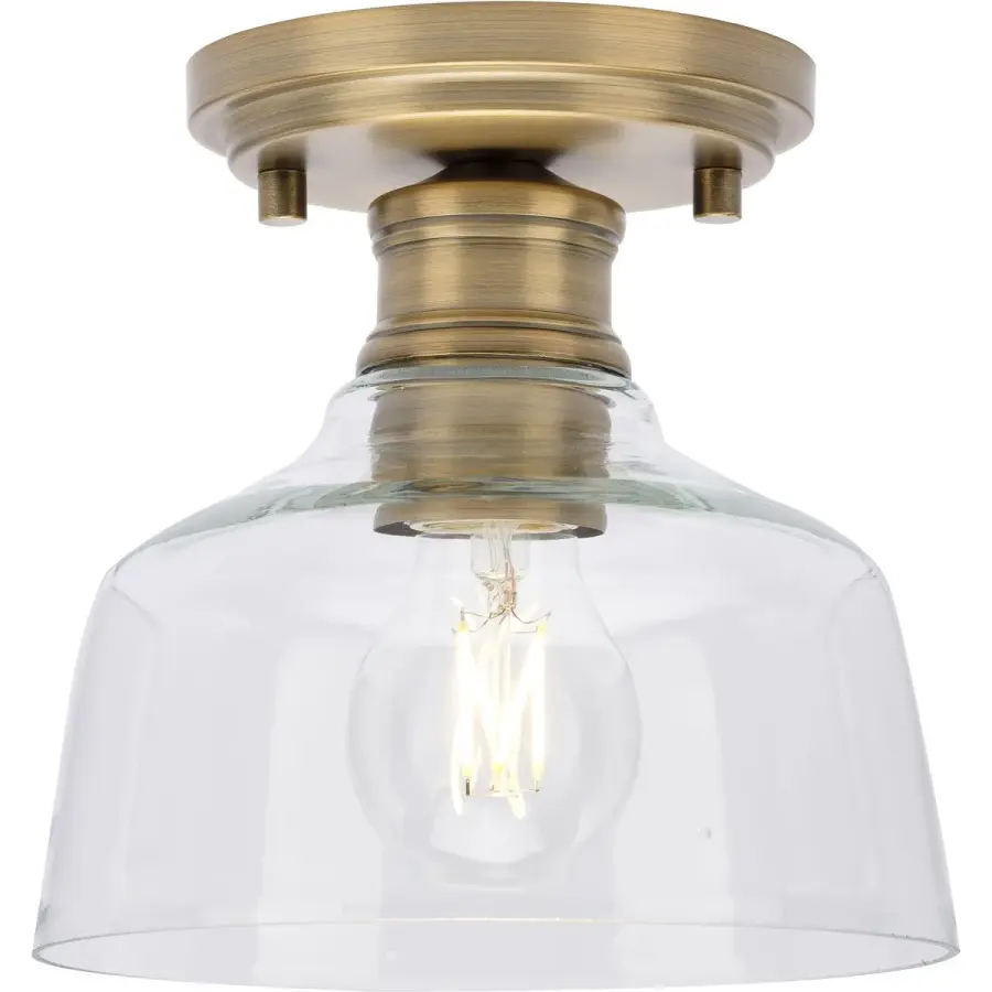 Singleton One-Light Semi-Flush Mount - Image 2