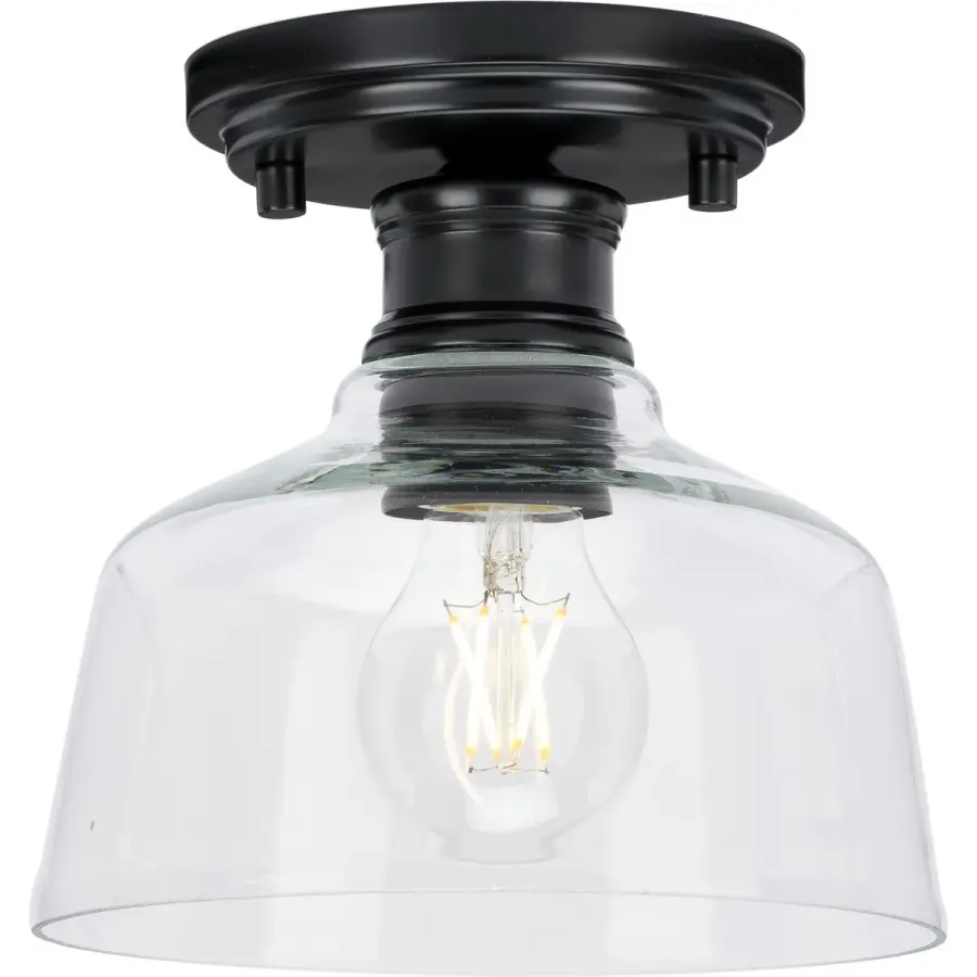 Singleton One-Light Semi-Flush Mount - Image 3