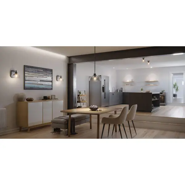 Singleton One-Light Semi-Flush Mount - Image 6