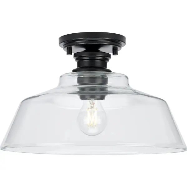 Singleton Collection One-Light 14" Semi-Flush Mount - Image 3