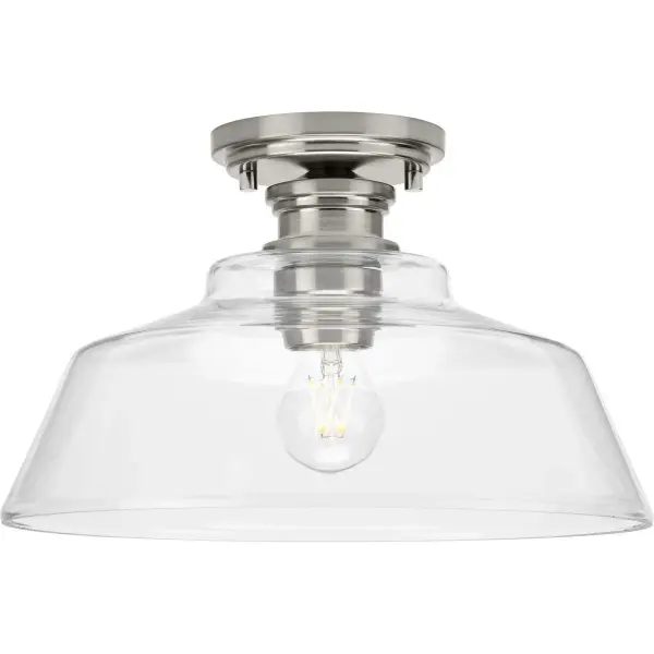 Singleton Collection One-Light 14" Semi-Flush Mount - Image 5