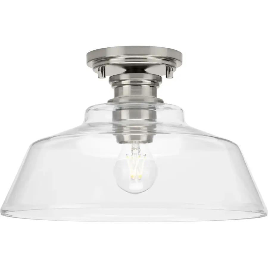 Singleton Collection One-Light 14" Semi-Flush Mount - Image 5