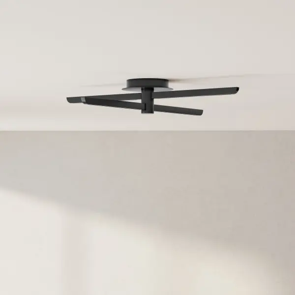 The Pivot LED fixture delivers contemporary style with energy-efficient LED technology. Its four-light design provides ample illumination while the matte black finish adds modern sophistication to any space.