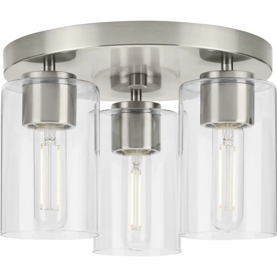Cofield 12" Three-Light Flush Mount - Image 1