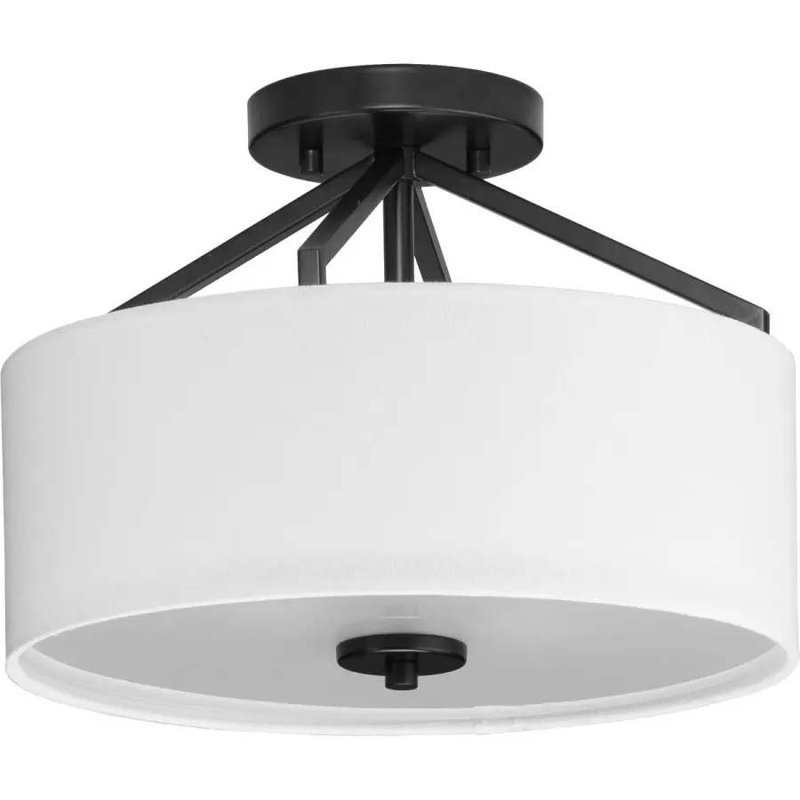 Goodwin Two-Light Semi-Flush Mount Convertible - Image 1