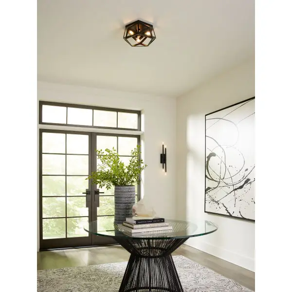 Saucedo Three-Light 14.6" Flush Mount - Image 4