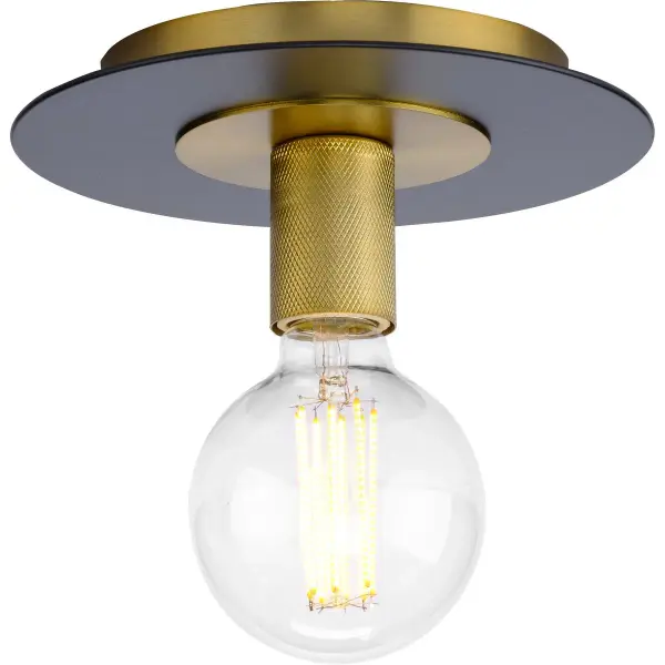 Sleek Mid-Century Flush Mount Perfect for Low Ceilings - Image 1