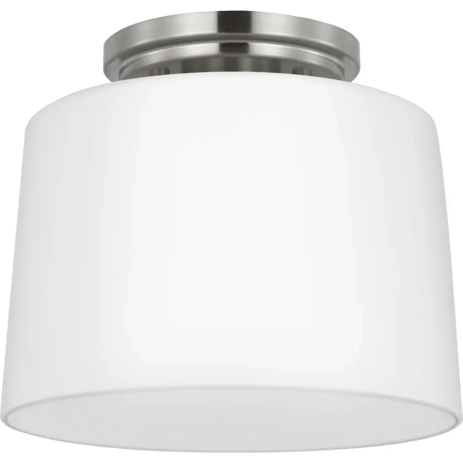 Adley One-Light Etched Opal Glass Flush Mount - Image 2