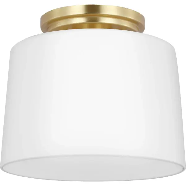 Adley One-Light Etched Opal Glass Flush Mount - Image 3