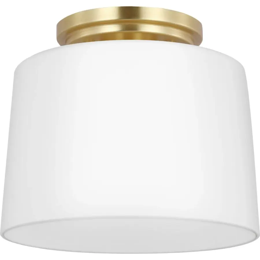 Adley One-Light Etched Opal Glass Flush Mount - Image 3