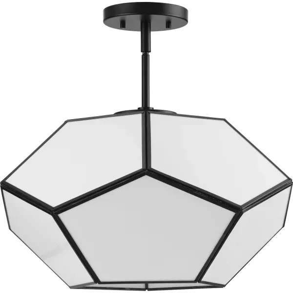 Latham Collection 18" Three-Light Flush Mount in Brushed Nickel - Image 4