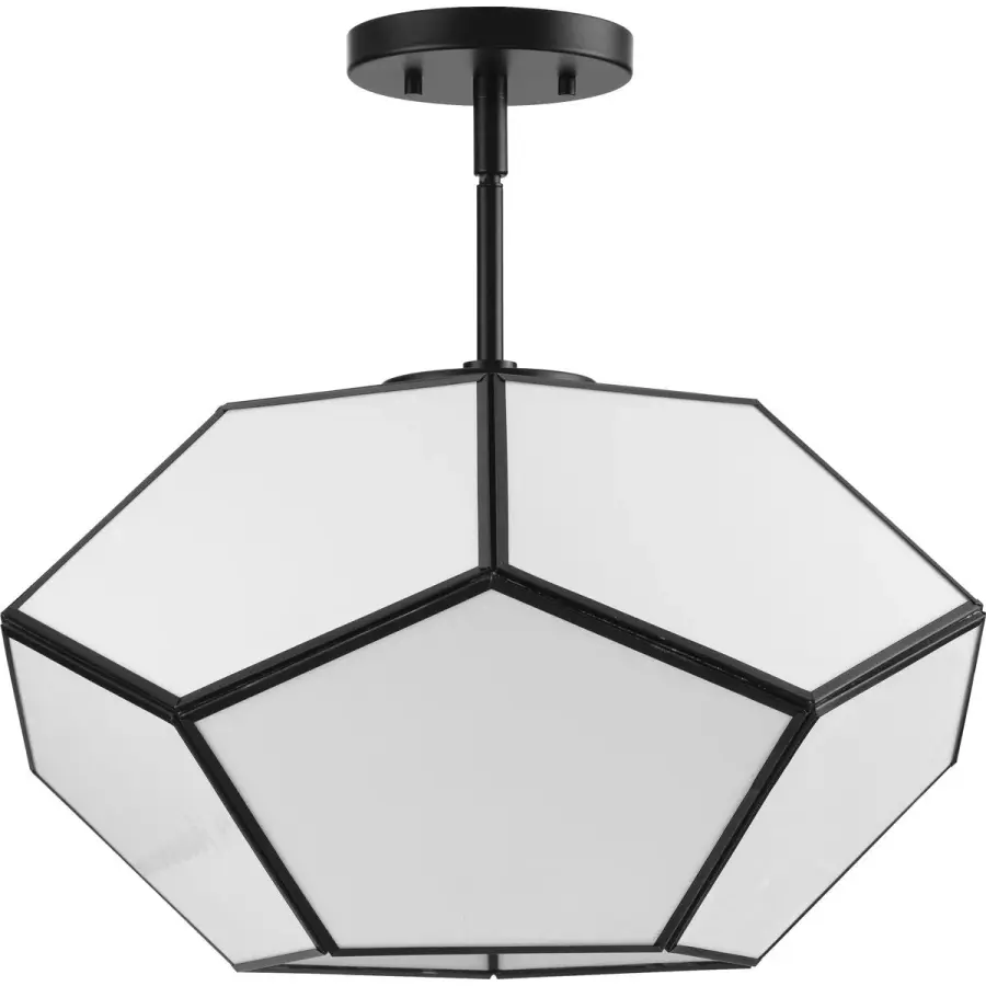 Latham Collection 18" Three-Light Flush Mount in Brushed Nickel - Image 4