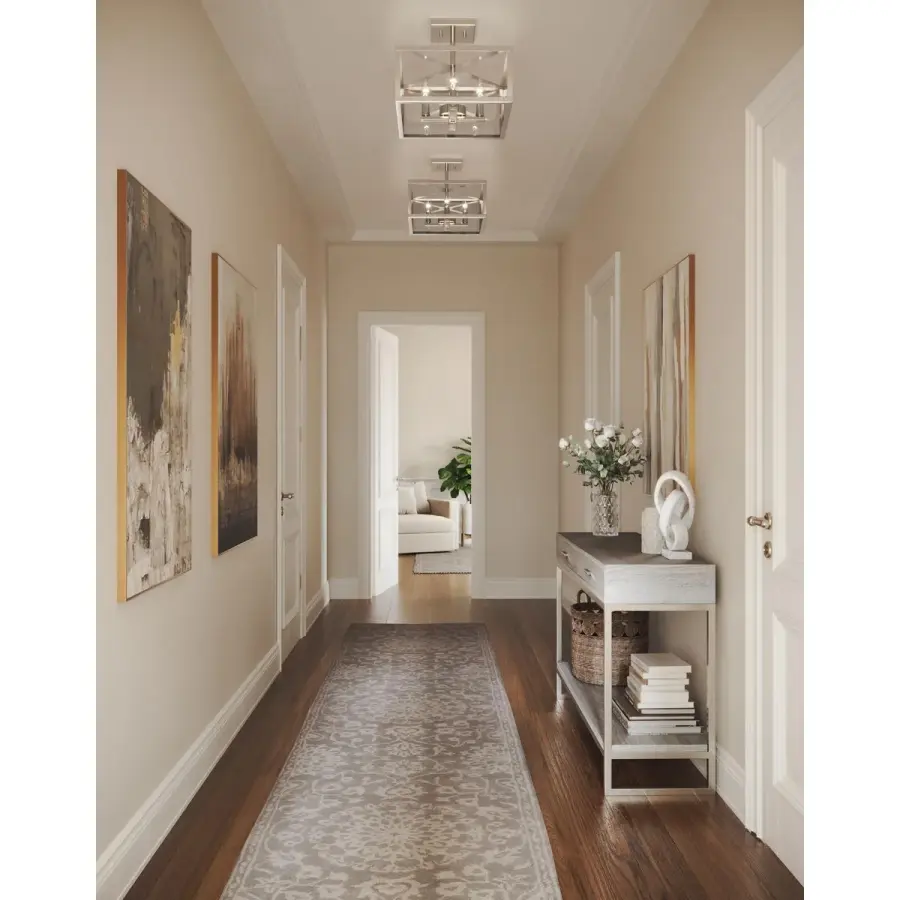 Versatile Transitional Semi-Flush with Modern Farmhouse Appeal - Image 7
