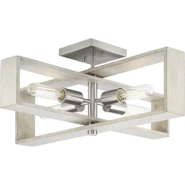 Boundary Collection 24" Four-Light Flush Mount - Image 3