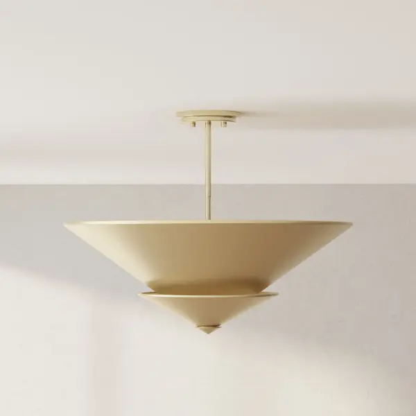 The Pinellas 25" flush mount combines traditional craftsmanship with modern functionality. Its white plaster finish and four-light configuration provide ample illumination while maintaining a low profile perfect for standard ceiling heights.