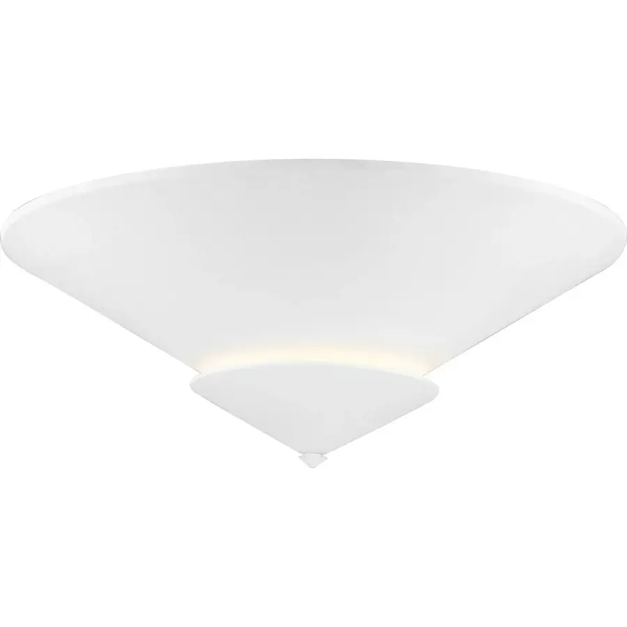 Pinellas 25" Four-Light Flush Mount in White Plaster - Image 4
