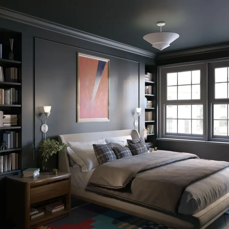 Pinellas 25" Four-Light Flush Mount in White Plaster - Image 6