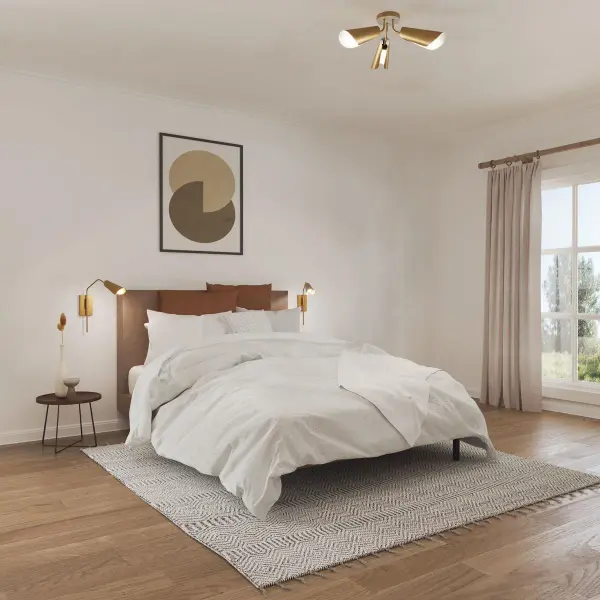 Modern Flush Mount with Generous 24" Coverage and Clean Lines - Image 4