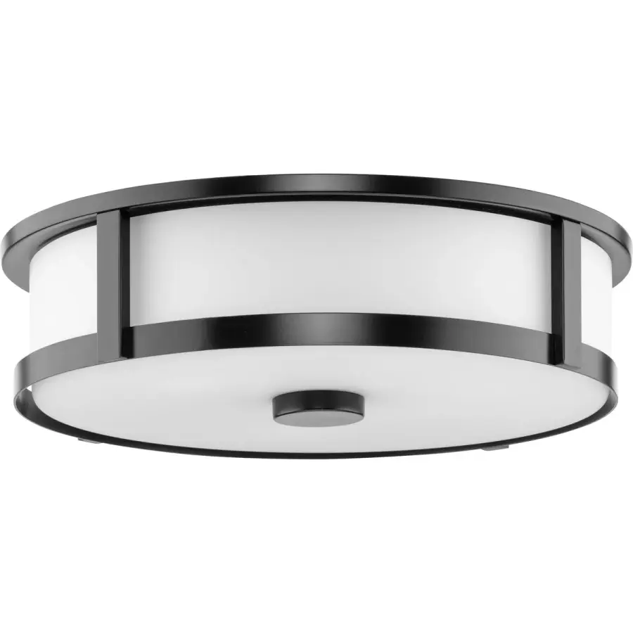 Gilliam Three-Light Flush Mount in Brushed Nickel - Image 2