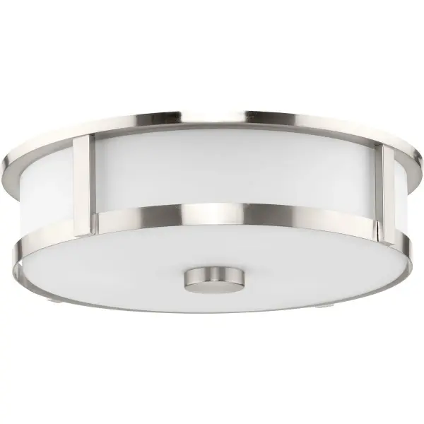 Gilliam Three-Light Flush Mount in Brushed Nickel - Image 3