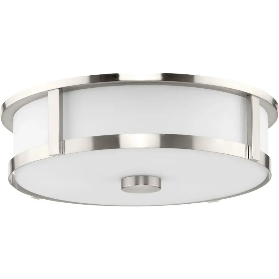 Gilliam Three-Light Flush Mount in Brushed Nickel - Image 3