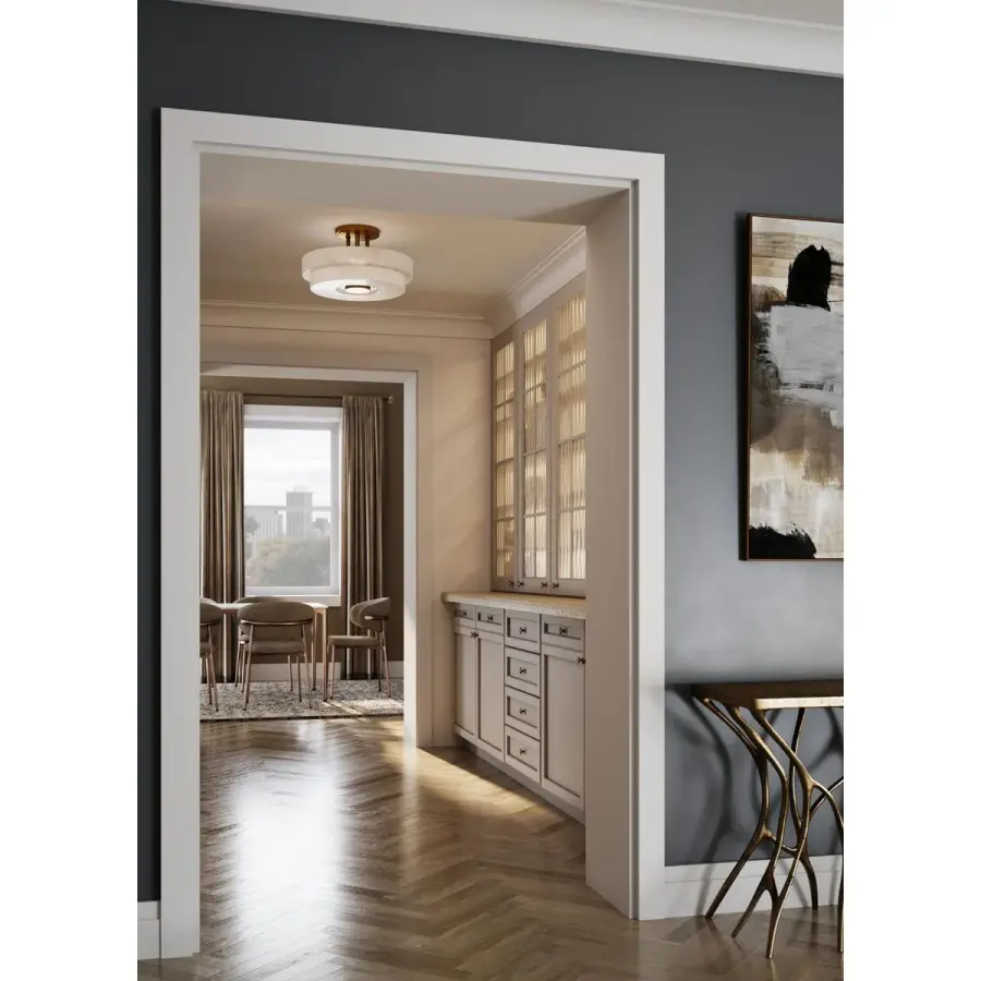Tosca Three-Light Semi-Flush Mount - Image 5