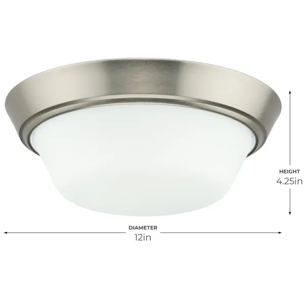 Edessa Flush Mount in Brushed Nickel - Image 8