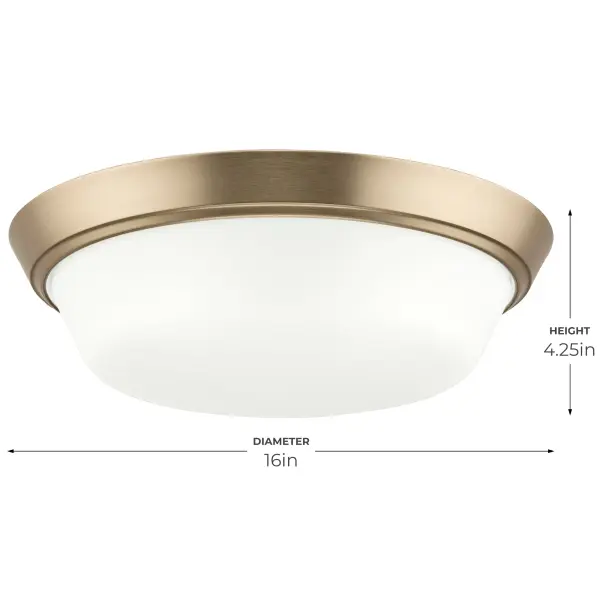 Edessa Flush Mount in Brushed Nickel - Image 32