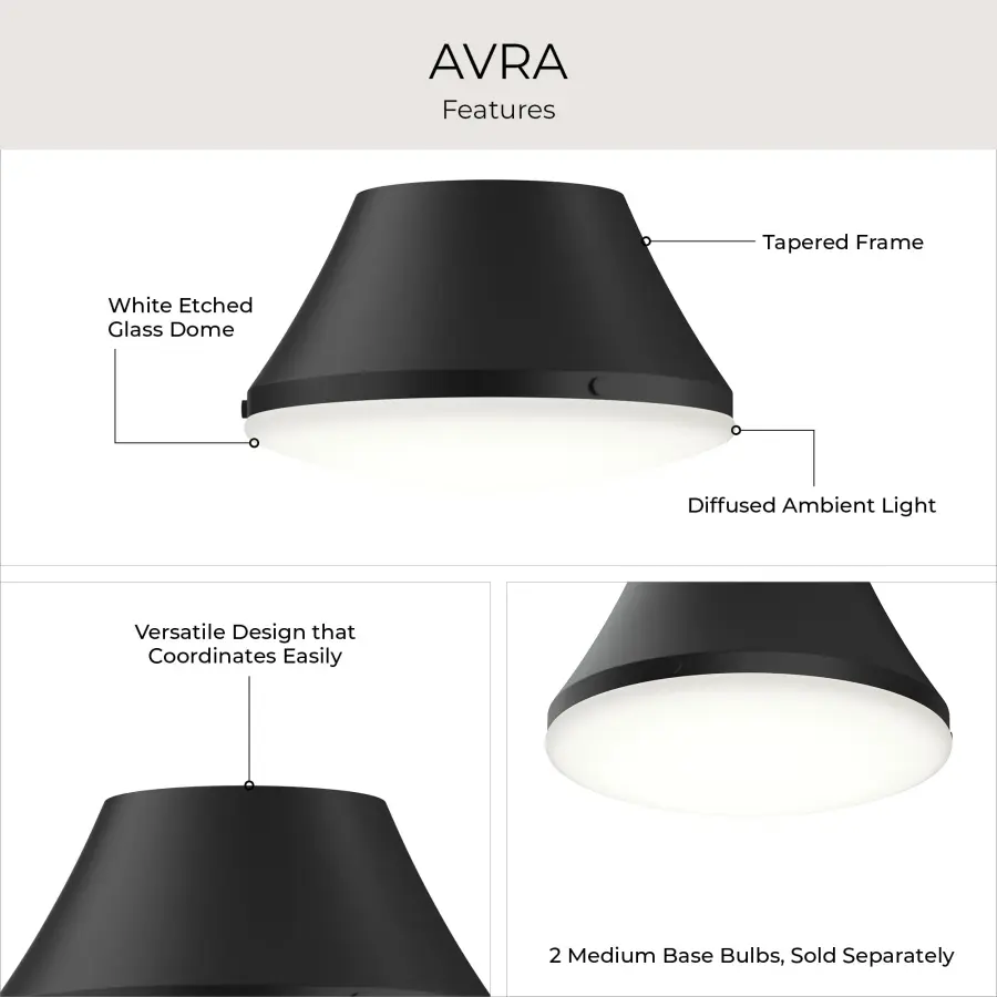 Avra Two-Light Flush Mount in Brushed Nickel - Image 21