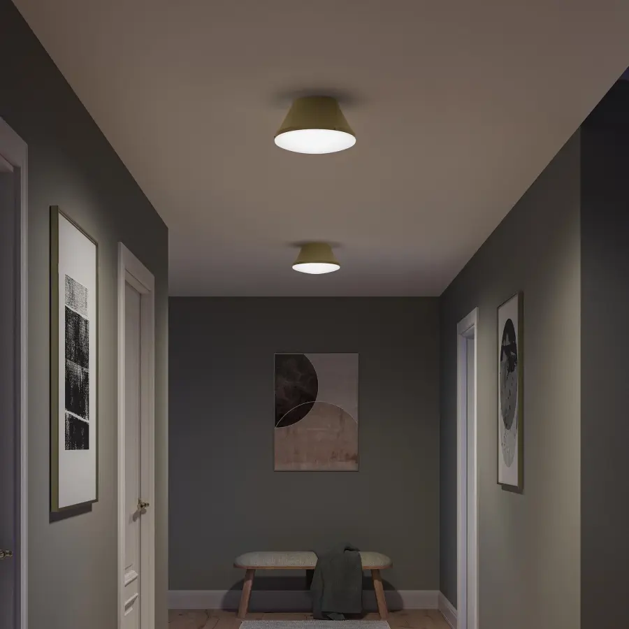 Avra Two-Light Flush Mount in Brushed Nickel - Image 10