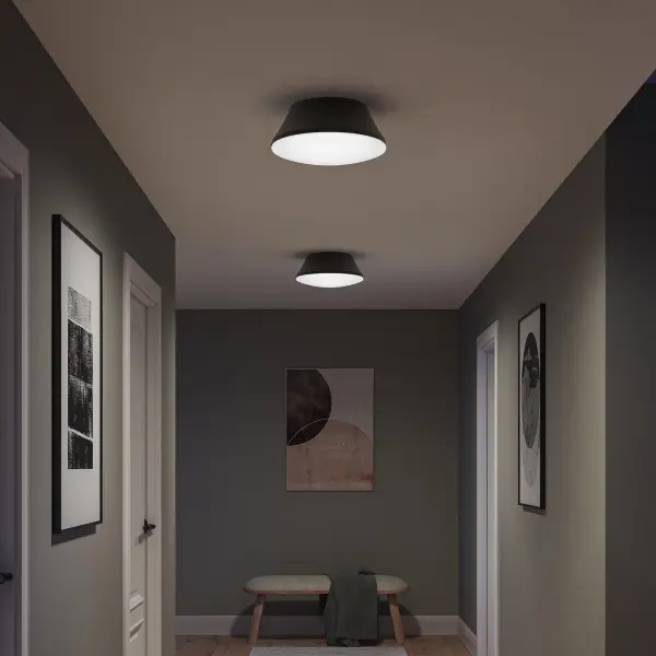Avra Three-Light Flush Mount in Brushed Nickel - Image 11