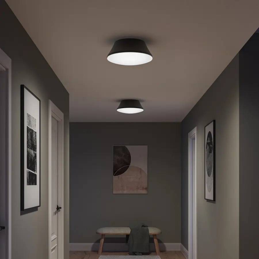 Avra Three-Light Flush Mount in Brushed Nickel - Image 11