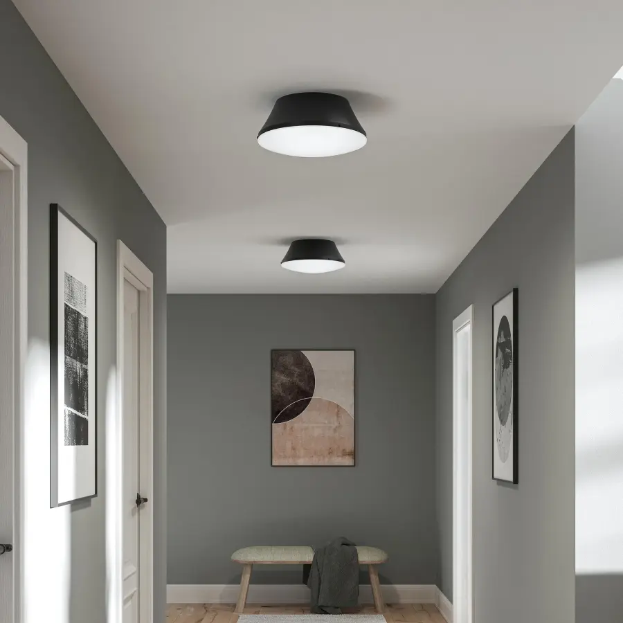 Avra Three-Light Flush Mount in Brushed Nickel - Image 9
