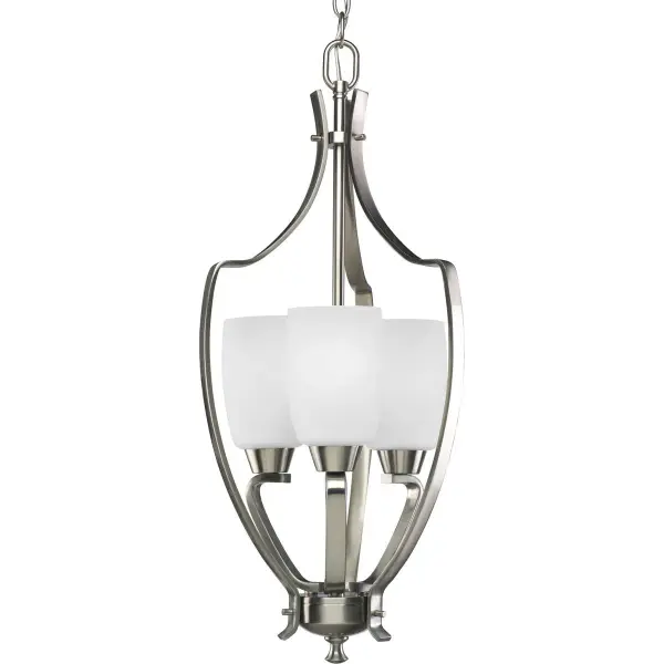 The Wisten Collection brings contemporary elegance to entryways and dining spaces with its three-light configuration and brushed nickel finish. JA8 compliant for California energy standards, this versatile pendant works beautifully in residential foyers and commercial reception areas.