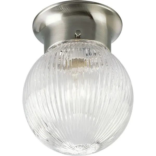Glass Globe 6-3/8" Close-to-Ceiling Light - Image 2