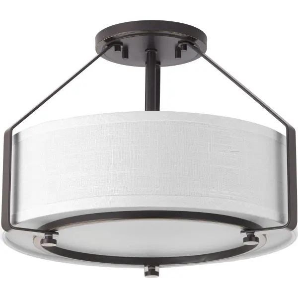 Ratio Collection Three-Light 16" Semi-Flush Mount - Image 2