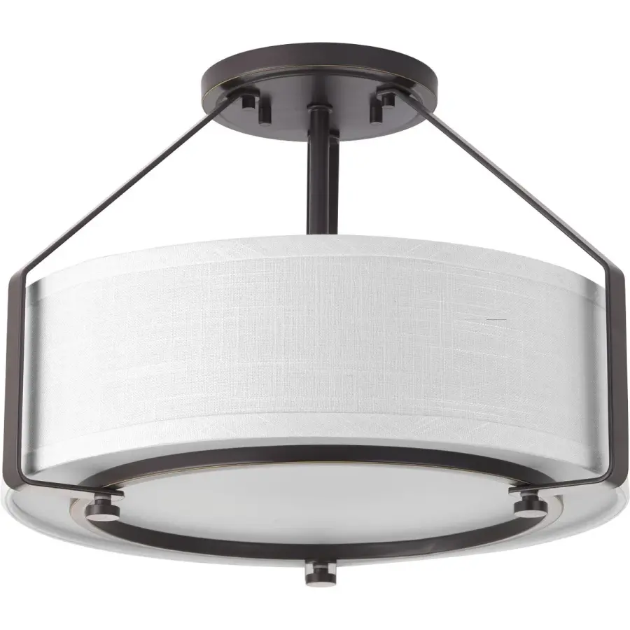 Ratio Collection Three-Light 16" Semi-Flush Mount - Image 2
