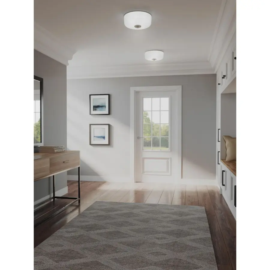 Sleek Modern Flush Mount Perfect for Low Ceilings - Image 3