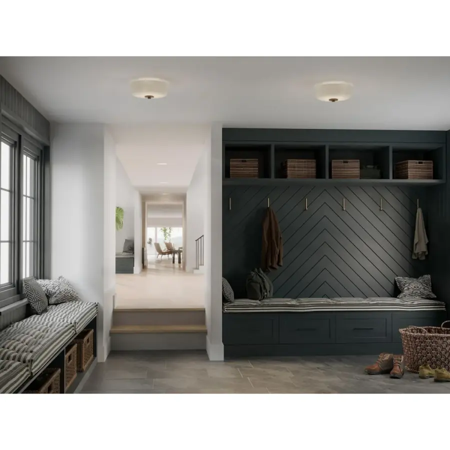 Sleek Modern Flush Mount Perfect for Low Ceilings - Image 4